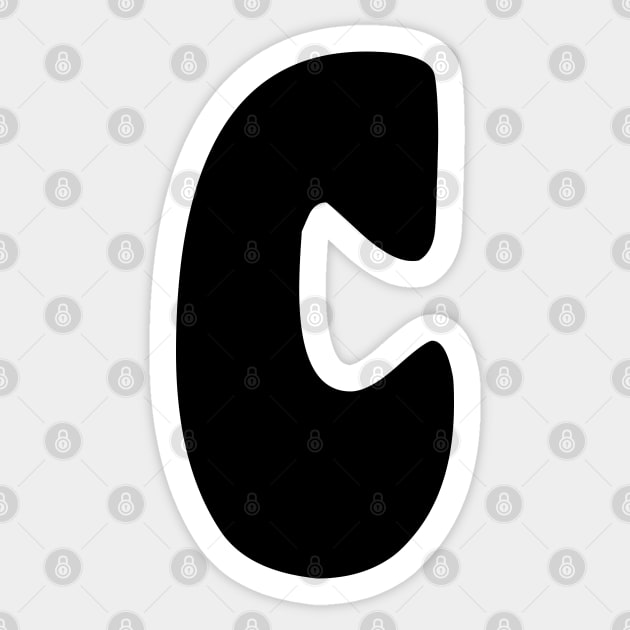 Letter C Sticker by Xtian Dela ✅